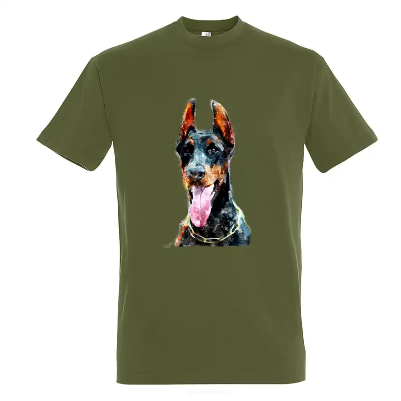 Dobermano portretas
