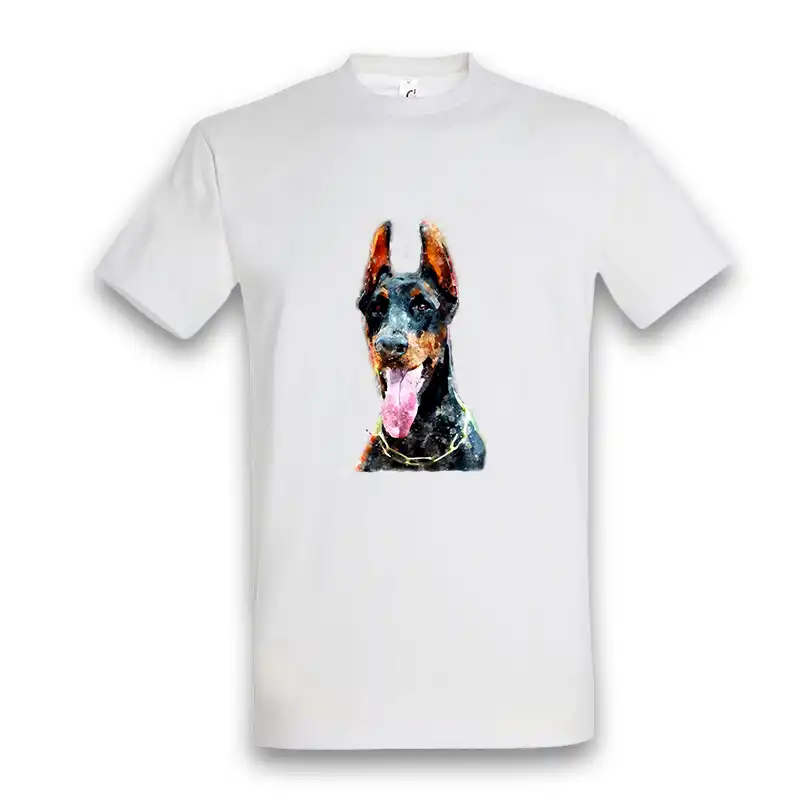 Dobermano portretas